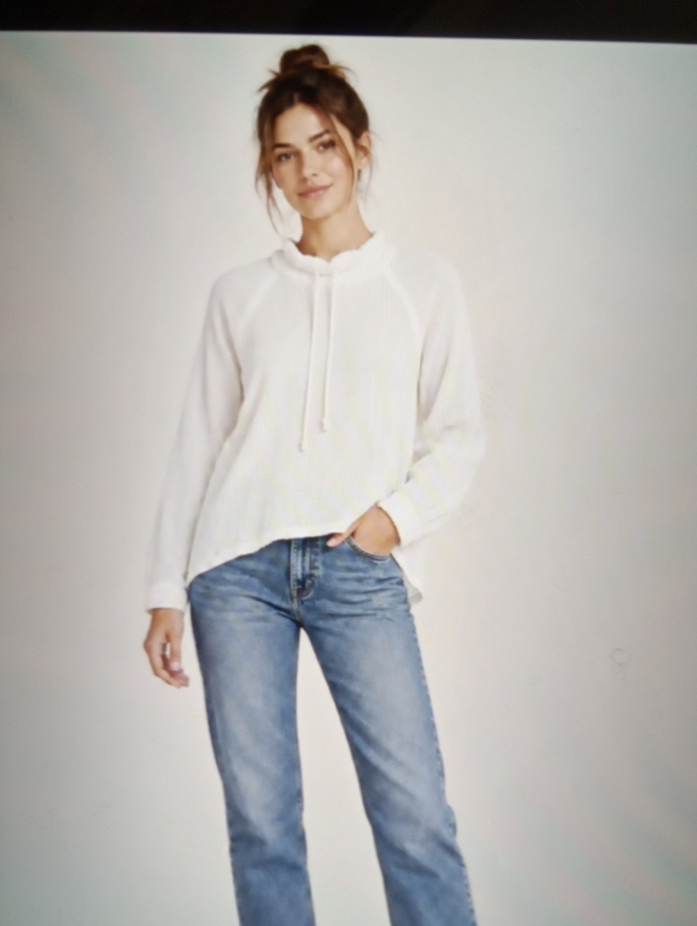 Xirena Shay Top White Cotton Gauze Top Pullover Casual Boho Minimalist Size XS
